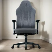 Silla Gamer Razer Iskur V2 X Light Gray Fabric Gris Claro Tela