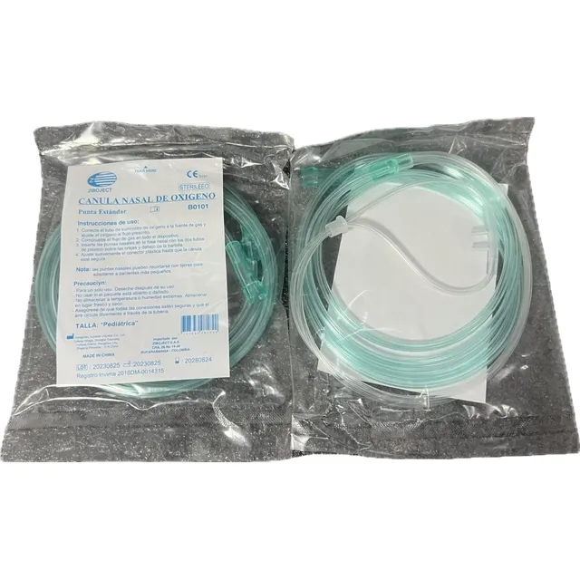 Cánula Nasal Para Oxigeno Pediátrico X 2mts Unidad