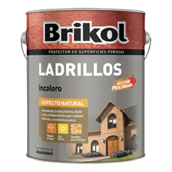 Esmalte Protector Incoloro Para Ladrillos Brikol 1l