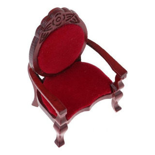 2 X 1/12 Casa De Miniatura Annatto Sillón De Modelo 2 X 1/12 Casa De Miniatura Annatto Sillón De Modelo