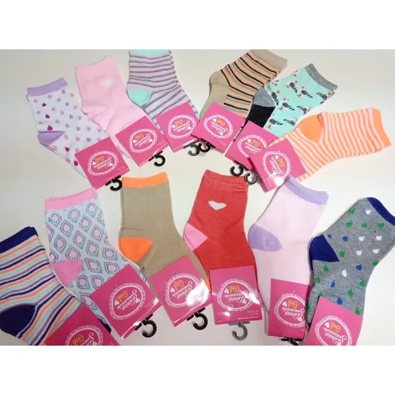 Medias Niñas Docena Talla 4