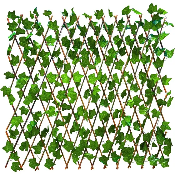 Panel Extensible Con Enredadera Artificial Hojas Gran #90031