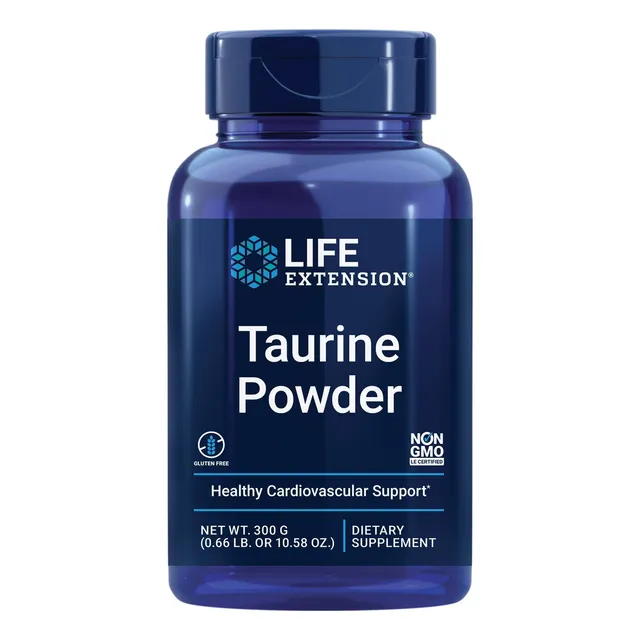 Suplemento de taurina en polvo Life Extension 300 g