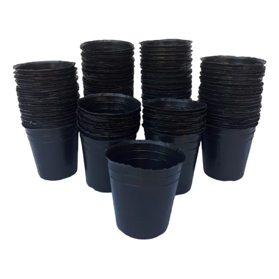 Maceta Soplada Numero 12 Pack 200 Unidades Color Negro