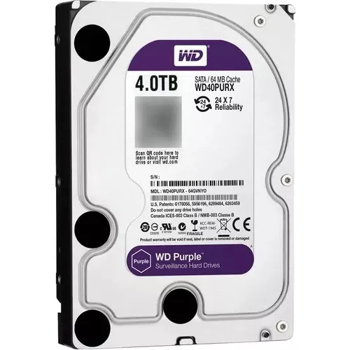Disco Duro Purpura 4tb 3.5  Sata 600mb 128mb 