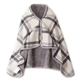Tartan Plaid Bla Multifuncional De Camada Dupla Para Senhora Tartan Plaid Bla Multifuncional De Camada Dupla Para Senhora