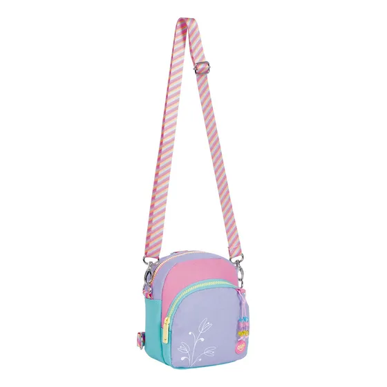 Bolso Morral Bandolero Girly Pastel Para Niñas Jóvenes