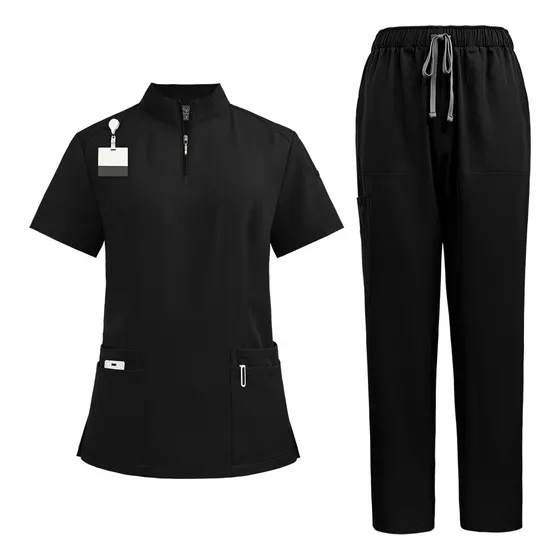 Pijama Quirurgica Conjunto Uniformes Médico Enfermería Mujer