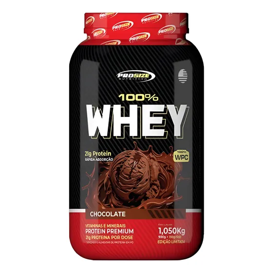 Whey Concentrado Prosize 1050g Ganho De Massa E Recuperação