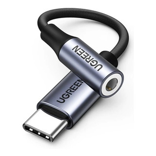 Adaptador Ugreen Usb Tipo C A Jack 3.5 Audífono Hifi Adaptador Ugreen Usb Tipo C A Jack 3.5 Audífono Hifi