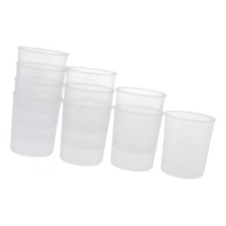 10 Copos De Medição De Plástico Graduados De 100 Ml Pa X 10 Copos De Medição De Plástico Graduados De 100 Ml Pa X