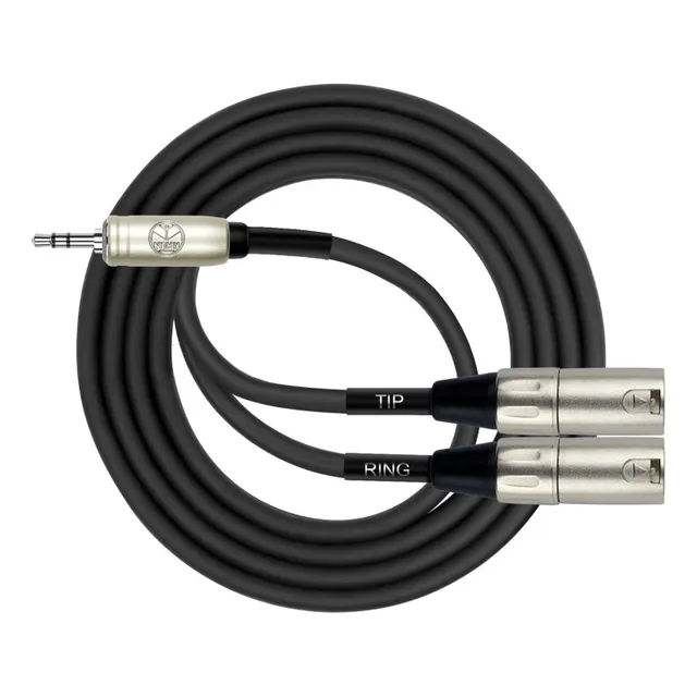 Y-370pr-1m Cable Y Miniplug-2xlr Macho 1m Nickel Plated