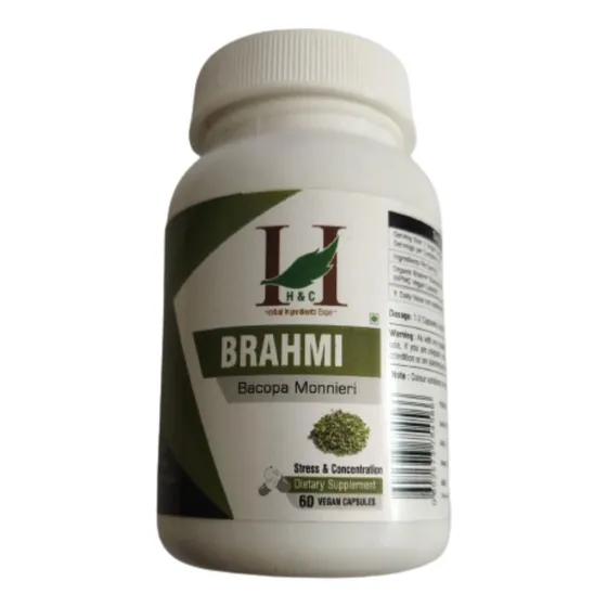 Bacopa Monnieri-brahmi- Origen India 60cap- 400mg