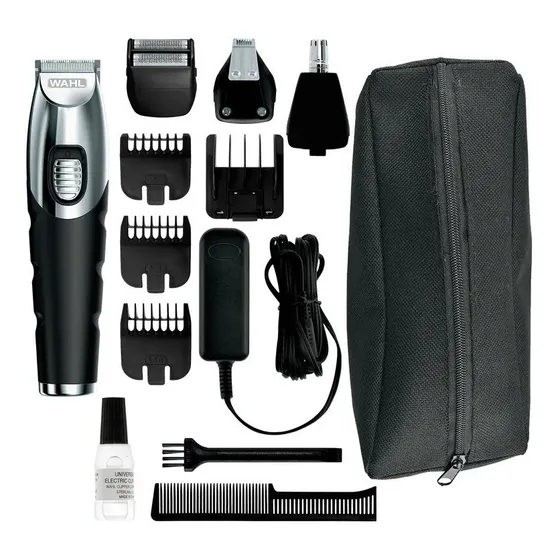 Cortadora Recortadora Wahl Groomsman Pro 8 En 1 Oportunidad Color Negro