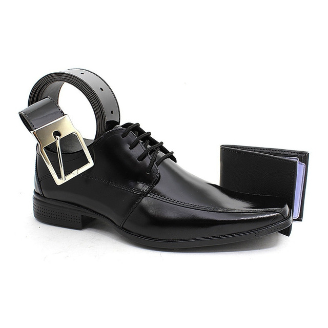 Sapato Social Masculino Cadarço Amarrar Couro Cinto Carteira Sapato Social Masculino Cadarço Amarrar Couro Cinto Carteira