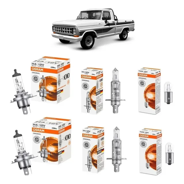 Kit Lâmpada Farol Ford F1000 F4000