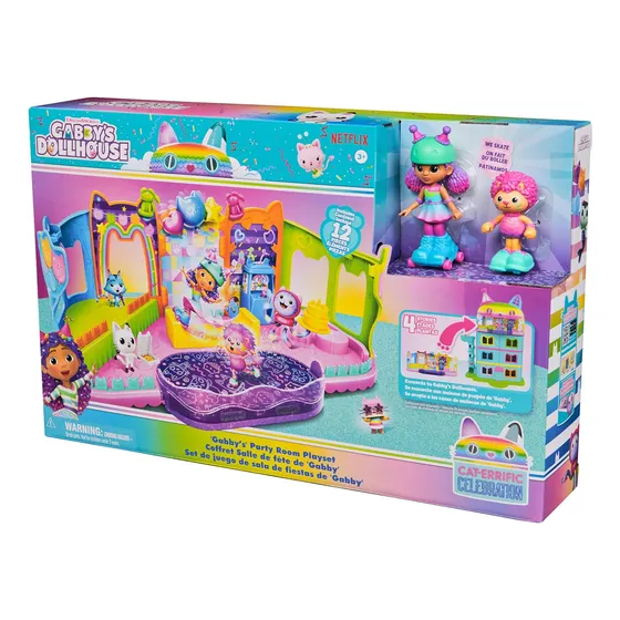 Gabbys Dollhouse Party Room Playset