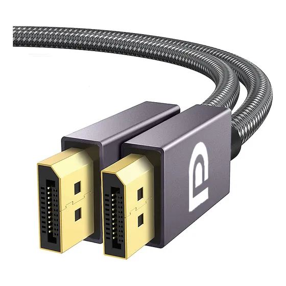 Cable Displayport 8k (8k 60hz / 4k 144hz/ 2k 165hz) V1.4 2mt Linkon