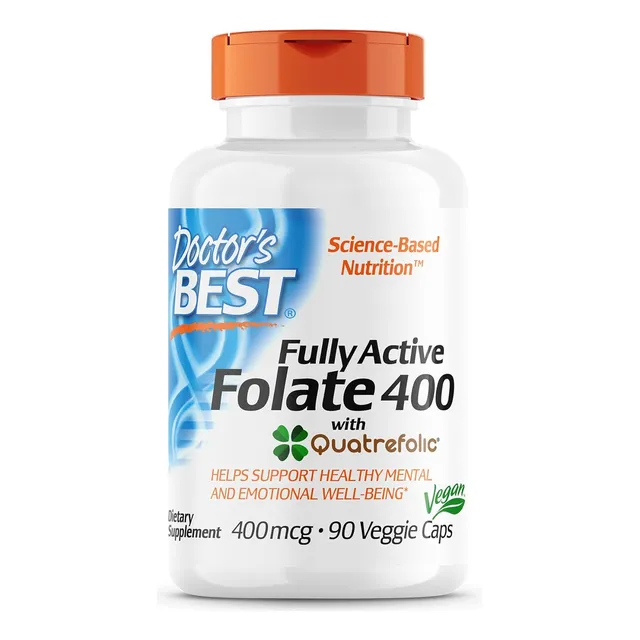 Doctor's Best Folato Completamente Activo 400 Quatrefolic