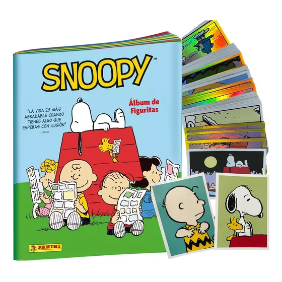 Snoopy Panini 2025 - Álbum + 100 Figuritas - Fc