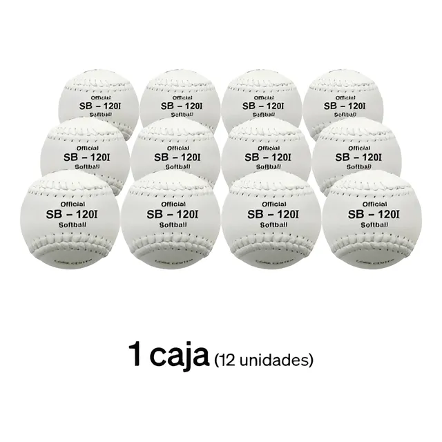 Docena Pelotas Softbol Tamanaco Sb-120i Cuero Bolsa Chillona