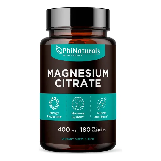 Suplementos De Citrato De Magnesio En Polvo De Phinaturals 4