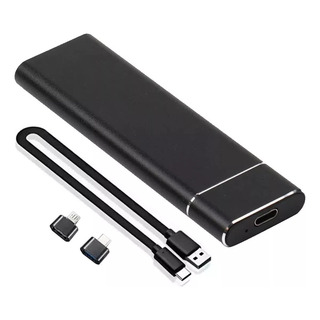 Disco Portátil Duro Externo Alta Velocidad Ssd 2tb Negro Disco Portátil Duro Externo Alta Velocidad Ssd 2tb Negro