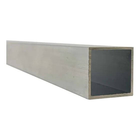 Perfil De Aluminio Tubo 15x15 Mm  Natural X 2 Metros