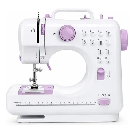 Maquina De Costura Portatil Bivolt 31cm Criativa Branco
