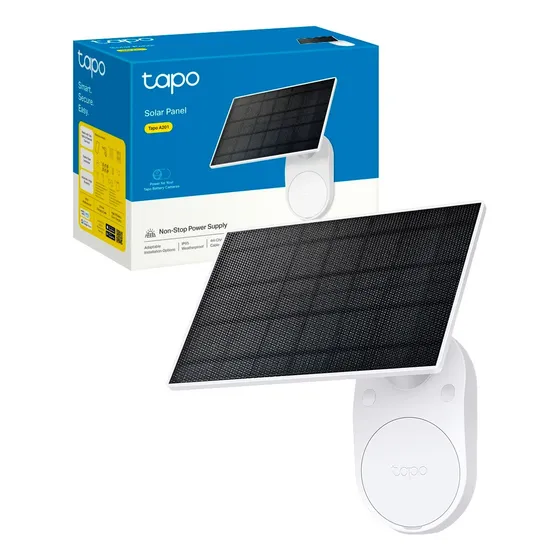 Panel Solar Para Cámaras Tapo Tp-link Tapo A201 Color Blanco Voltaje De Circuito Abierto 5.2v Voltaje Máximo Del Sistema 5.2v