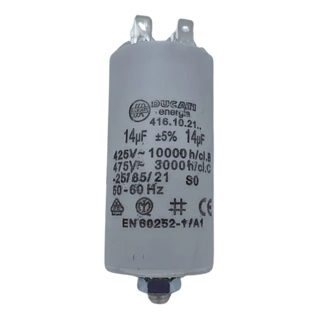 Condensador 14 Uf Con Terminales