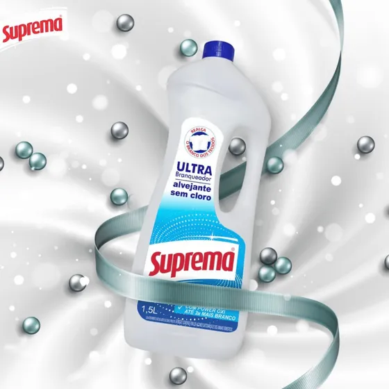 Alvejante sem cloro ultra branqueador 1,5l Suprema
