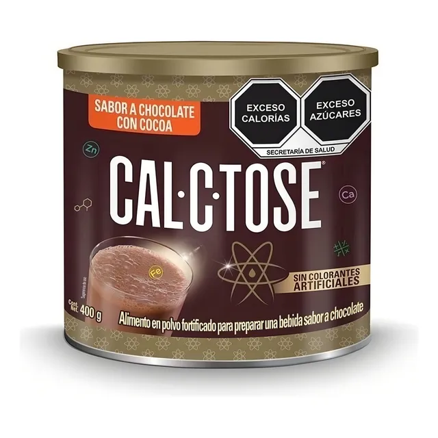 Cal-c-tose Bebida En Polvo Sabor Chocolate 400gr