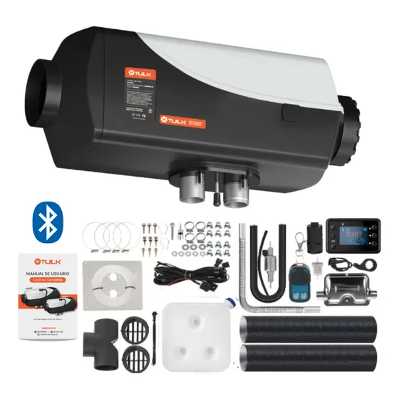 Calefactor Diésel 5000w Camiones Motorhome 2 Salidas Caldera