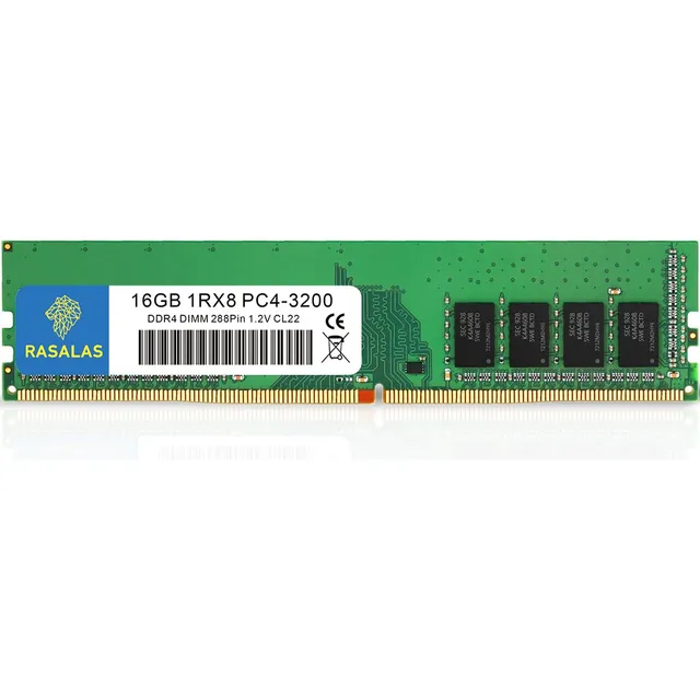 16gb Memoria Ram Rasalas Ddr4-3200 Mhz para computadoras de escritorio Pc4-25600udimm 1.2v
