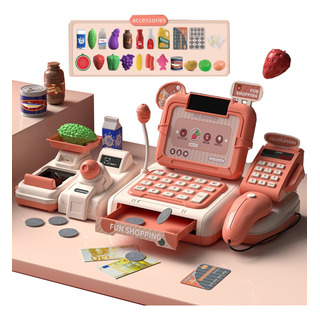 Caja Registradora Para Niños, Juego De Simulación Caja Registradora Para Niños, Juego De Simulación