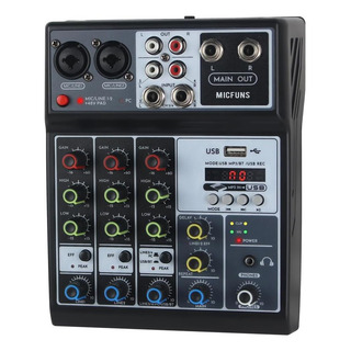 Mini Audio Audio Mixers Dj Mezclador Sistema De Consola De Mini Audio Audio Mixers Dj Mezclador Sistema De Consola De