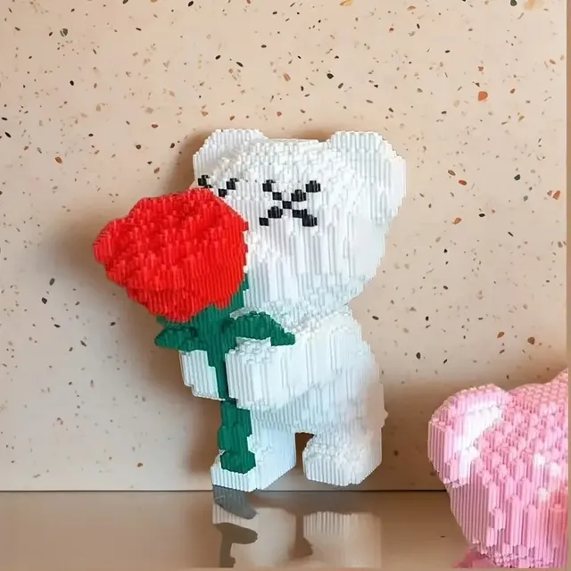 Serie Mini-bloques - Osos Y Rosas