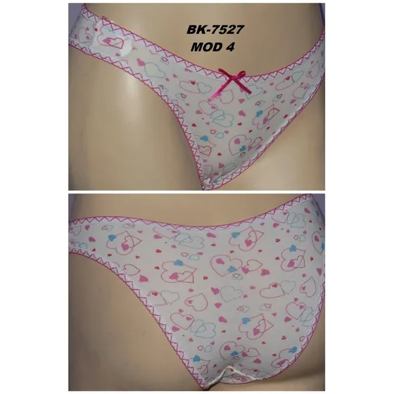 Bikinis Panties Pantaletas Bluma Lenceria Algodón Set 6 Pcs