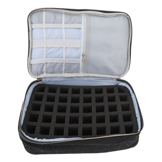 Bolsa Organizadora De Esmalte De Uñas De Doble Capa Con Capa Bolsa Organizadora De Esmalte De Uñas De Doble Capa Con Capa