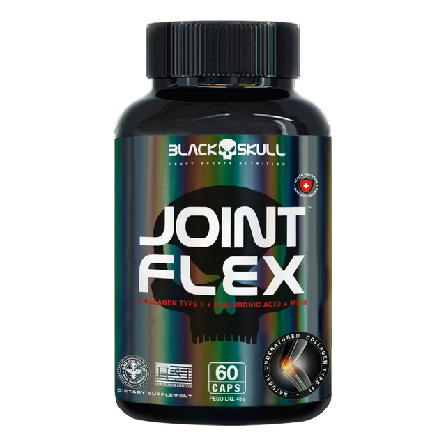 Joint Flex Colageno Tipo 2 Com Ácido Hialurônico Black Skull Sabor Sem Sabor Joint Flex Colageno Tipo 2 Com Ácido Hialurônico Black Skull Sabor Sem Sabor