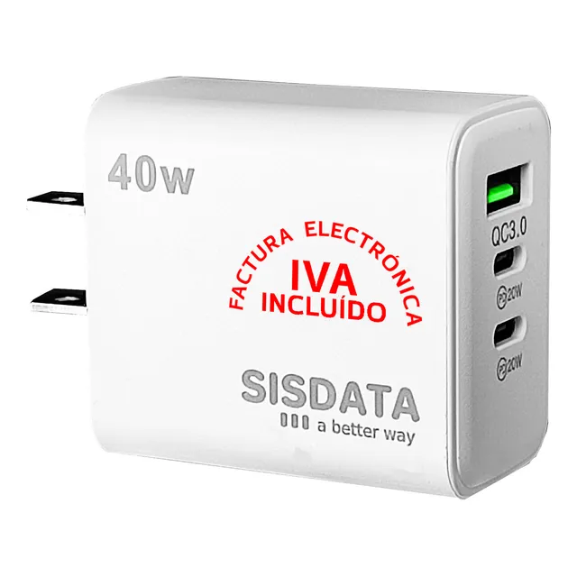 Cargador Carga Rápida Tipo C Samsung Xiaomi iPhone Motorola