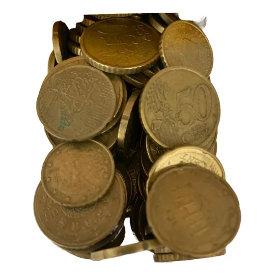 50 Euros Em Moedas 10, 20 E 50 Cent Ouro Nordico Aliança