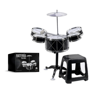 Guitalia 80251-bl Batería Para Niños Con Banco Y Baquetas Platillo Bombo Guitalia 80251-bl Batería Para Niños Con Banco Y Baquetas Platillo Bombo