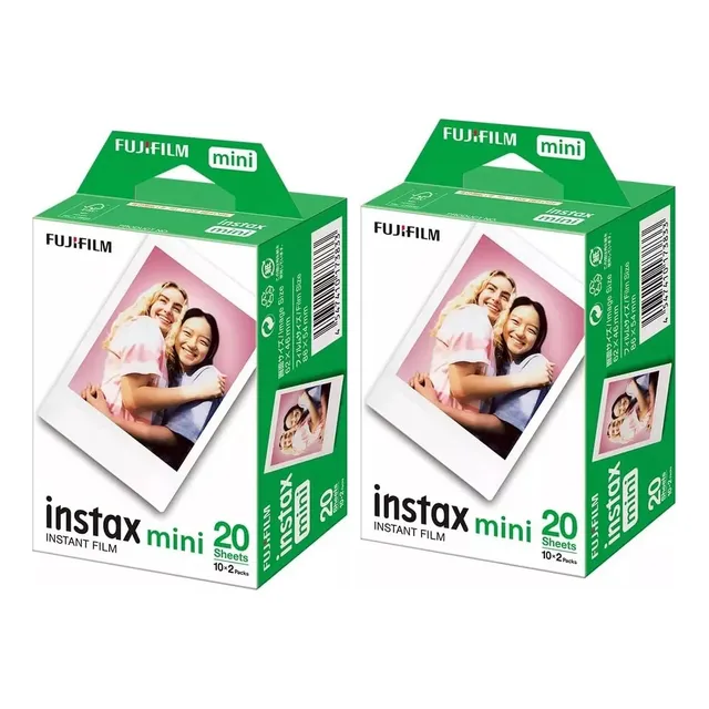 2 Pack Fujifilm Cartucho Instax Mini Iso 800 40 Hojas