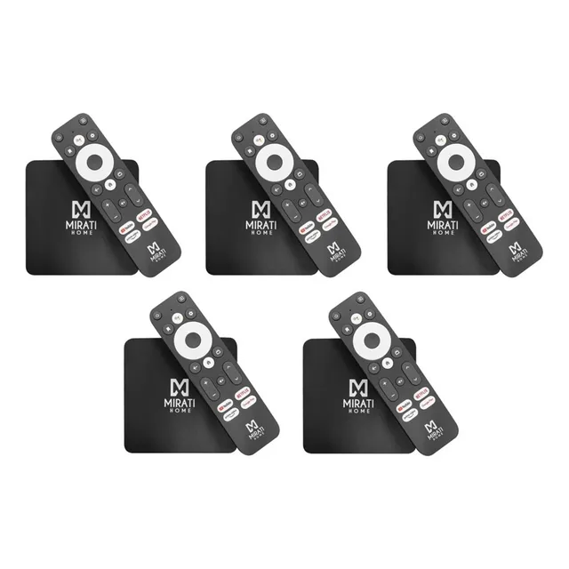 5 Mirati Tv Box Smart Android 1gb F-hd Wifi Eternet Hdmi2.0 Negro Estándar