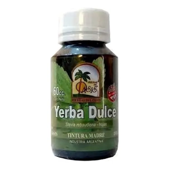 Tintura Madre De Yerba Dulce (stevia) Hierbas Del Oasis 60cc