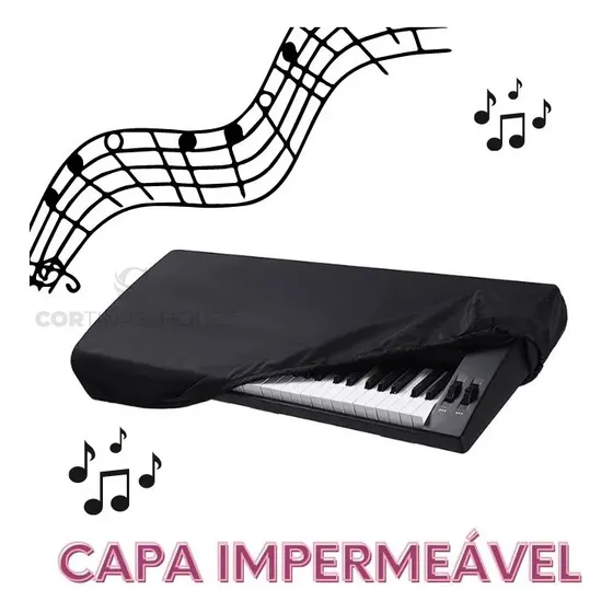 Capa Teclado Yamaha Sobrepor 61 Teclas Psr-e473/psr-ew410