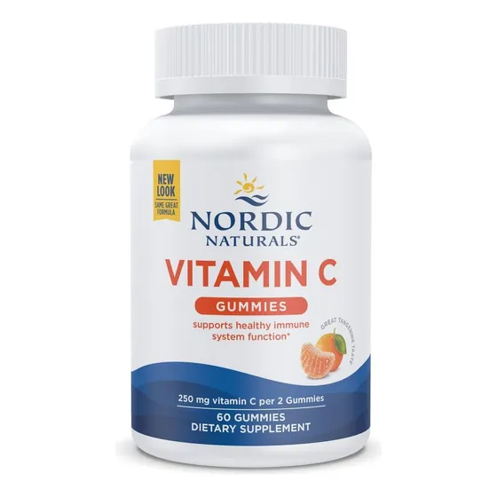 Gomitas De Vitamina C Nordic Naturals Tarta De Mandarina 250