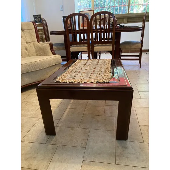 Mesa Principal Sala Estar - Ceiba Vidrio - Rectangular
